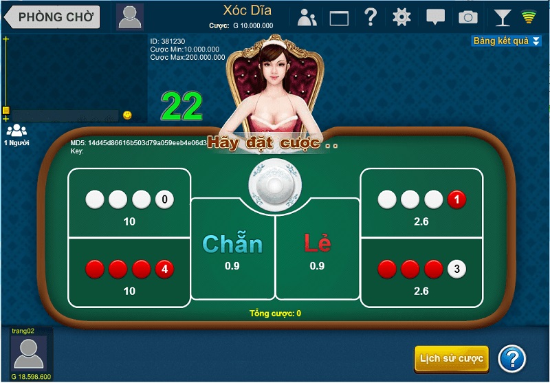 Luật chơi Game xóc đĩa đổi thưởng Hb88 cơ bản